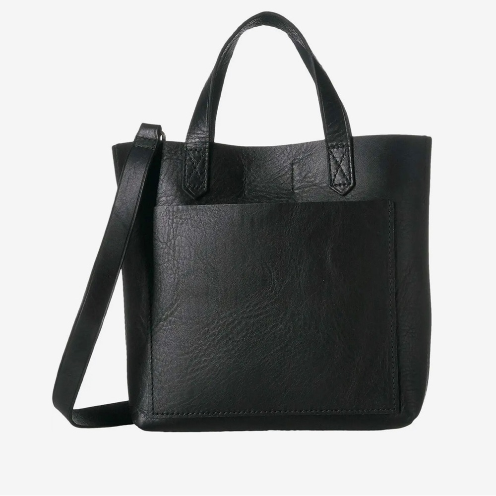 Madewell The Small Transport Crossbody | Black Leather
